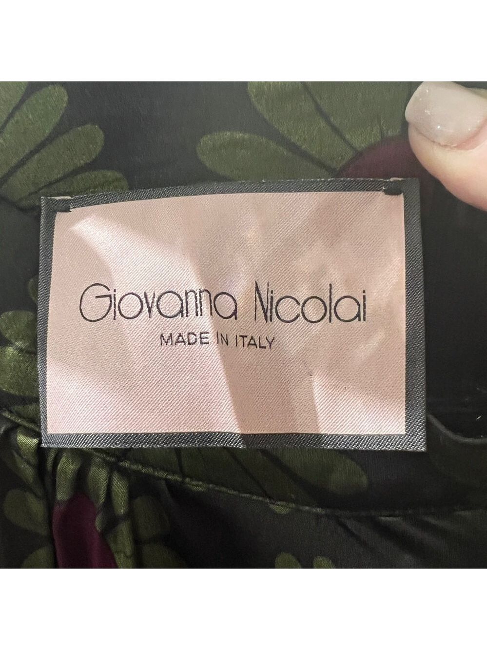 Giovanna Nicolai ~ Vintage Italian Floral Midi Dress – Size ~4/Small - Picture 2 of 7
